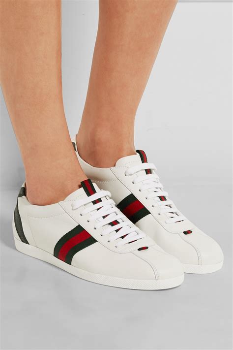 gucci ace high-top leather trainers|Gucci ace sneakers women.